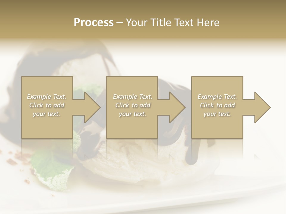 Isolated Border Dessert PowerPoint Template