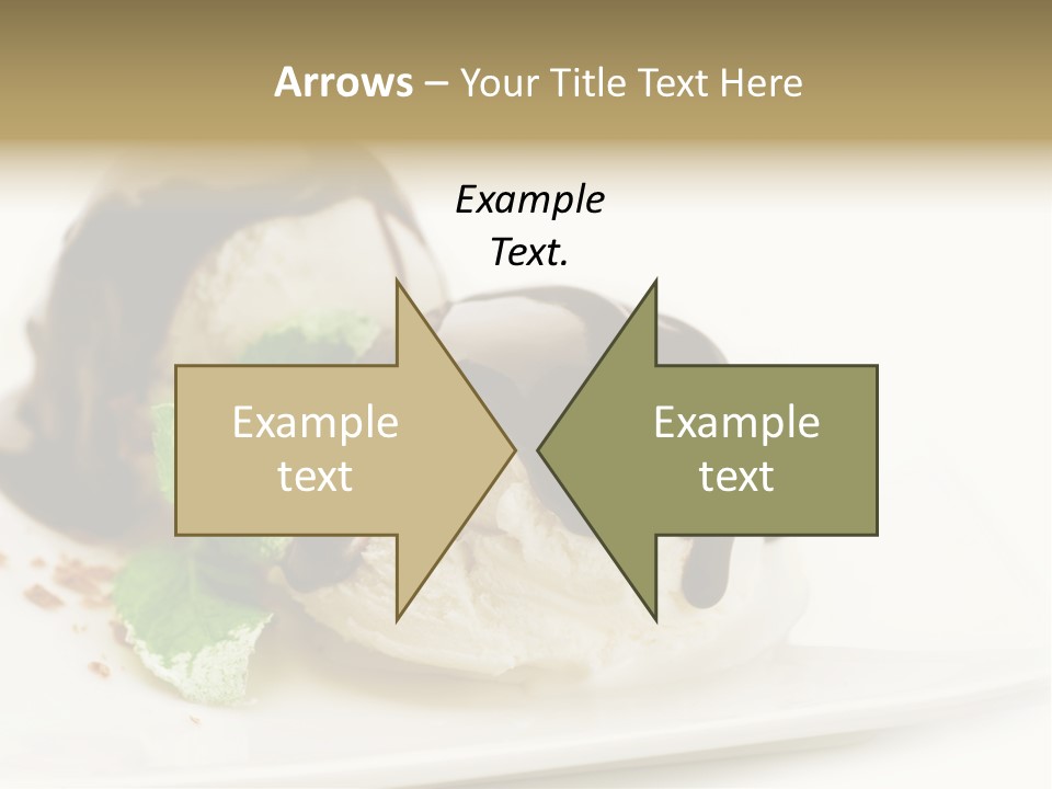 Isolated Border Dessert PowerPoint Template