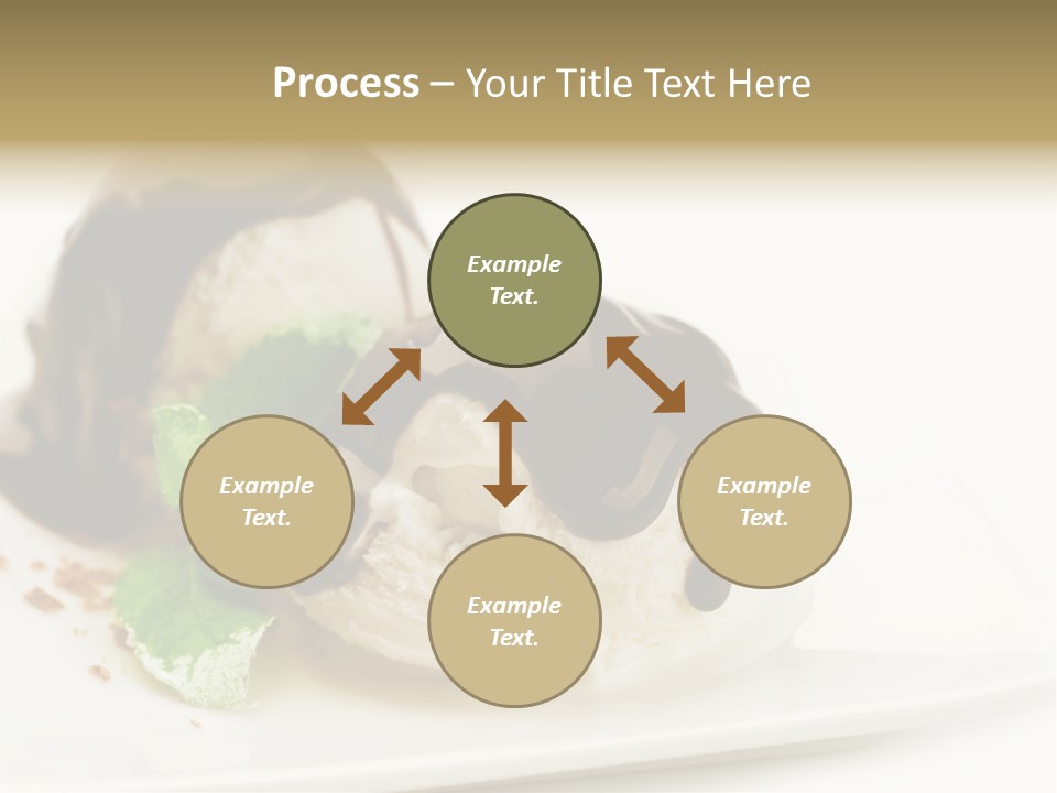 Isolated Border Dessert PowerPoint Template