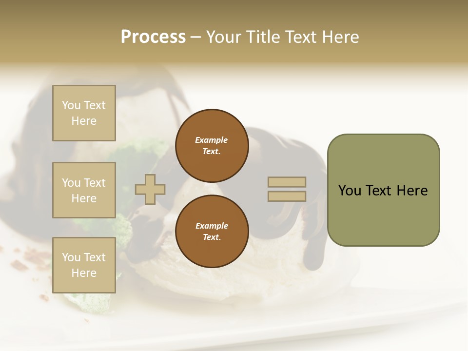 Isolated Border Dessert PowerPoint Template