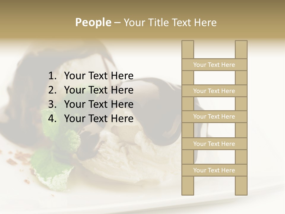 Isolated Border Dessert PowerPoint Template