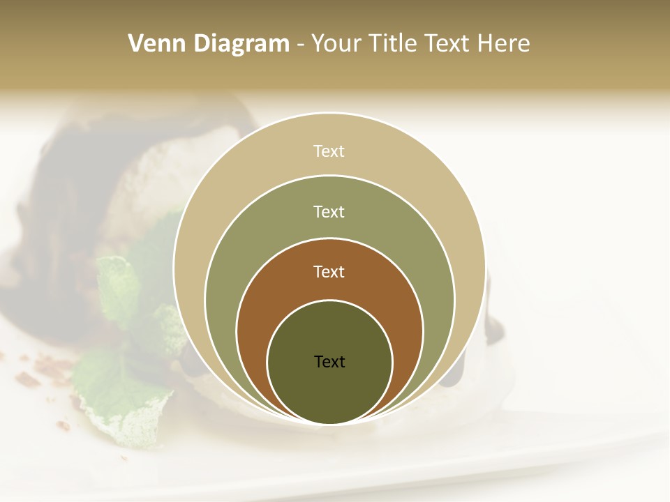 Isolated Border Dessert PowerPoint Template