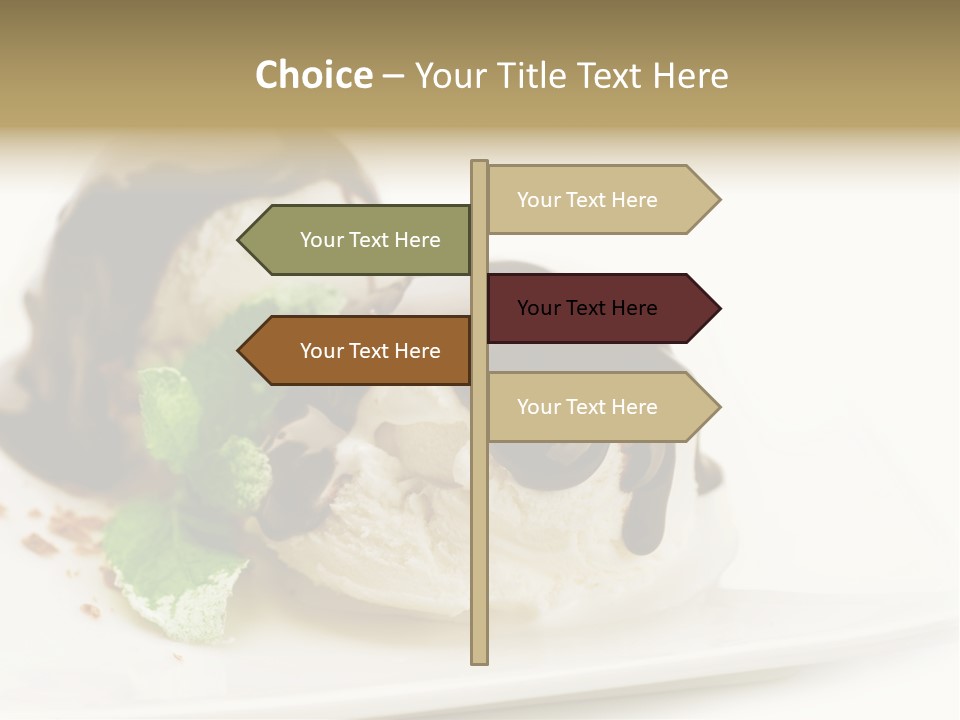Isolated Border Dessert PowerPoint Template