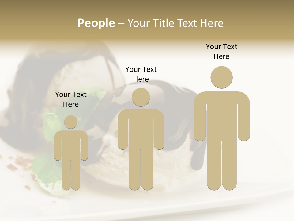 Isolated Border Dessert PowerPoint Template