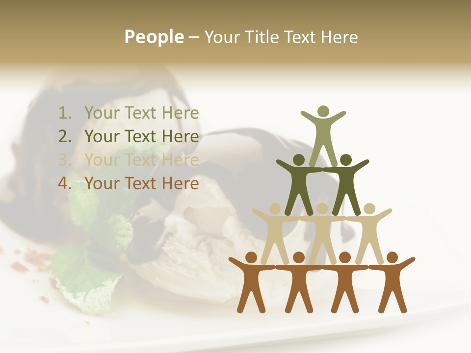 Isolated Border Dessert PowerPoint Template