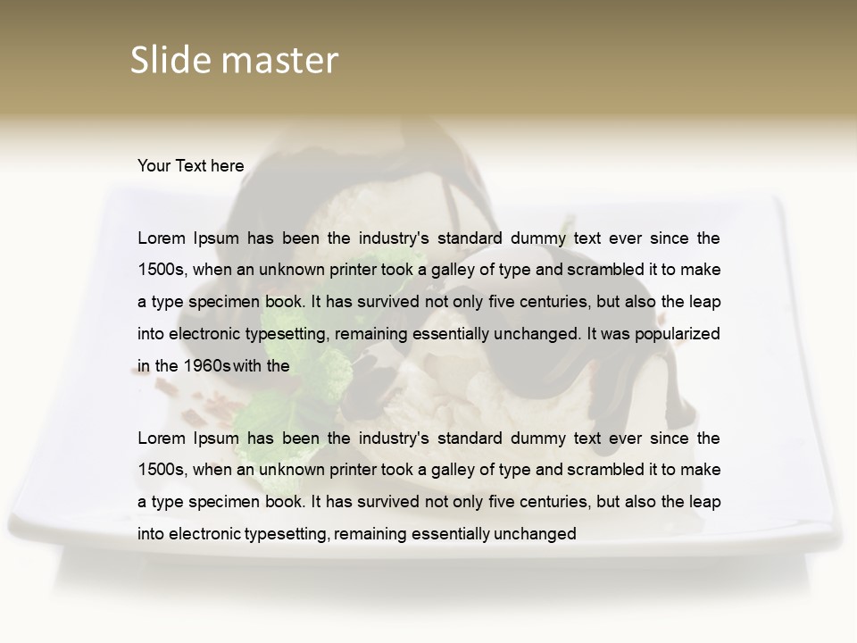 Tasty Flavour Top PowerPoint Template