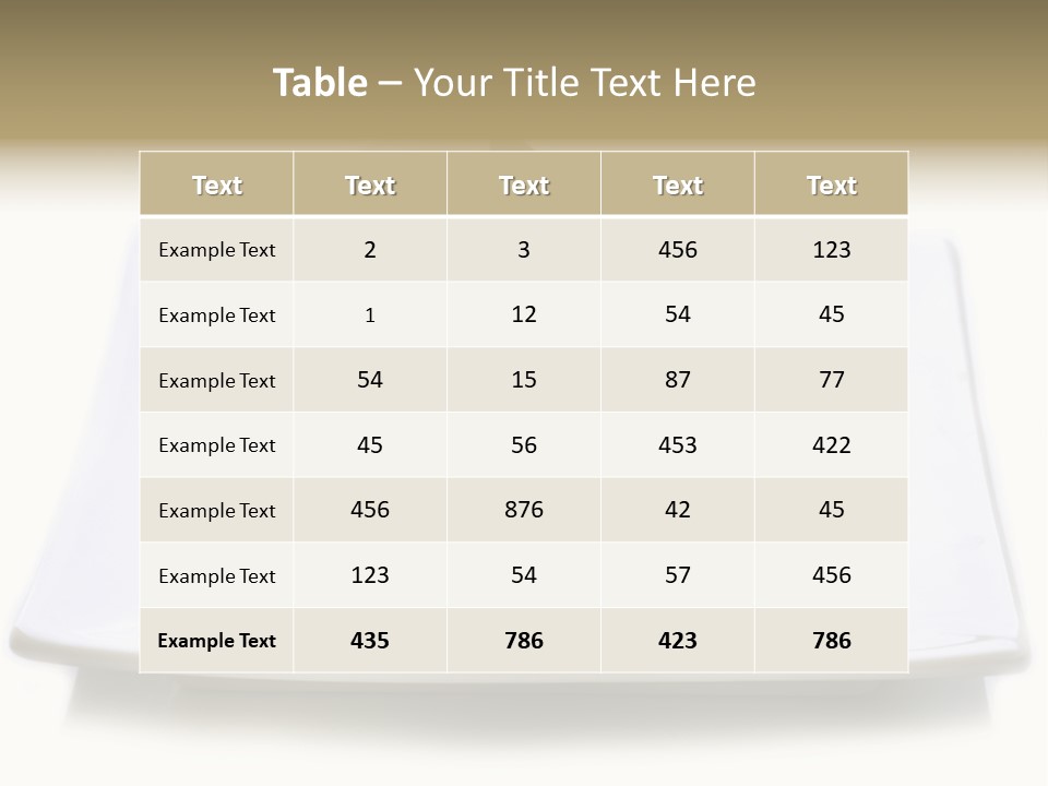 Tasty Flavour Top PowerPoint Template