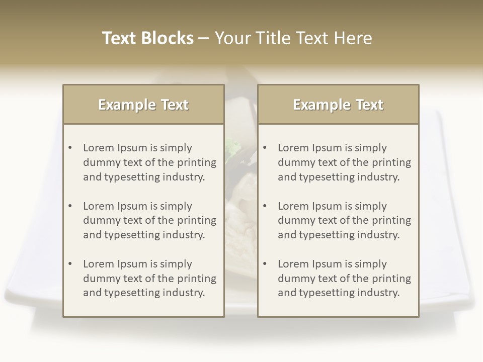 Tasty Flavour Top PowerPoint Template