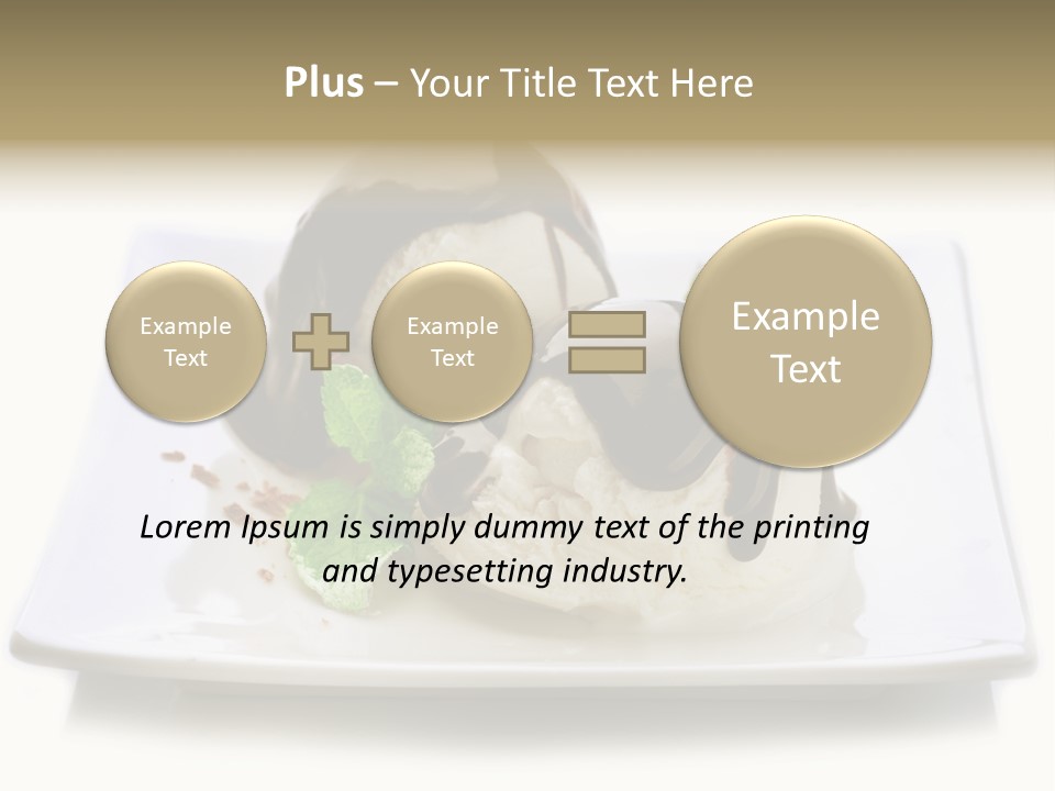 Tasty Flavour Top PowerPoint Template