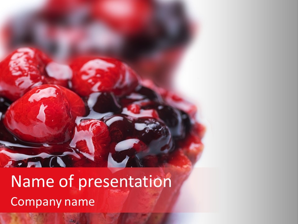 Health Green Pastry PowerPoint Template