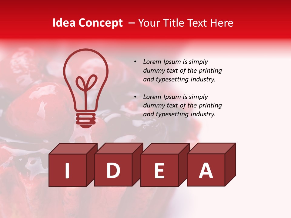 Health Green Pastry PowerPoint Template