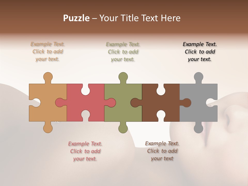 Butterfly Healthy Nudity PowerPoint Template