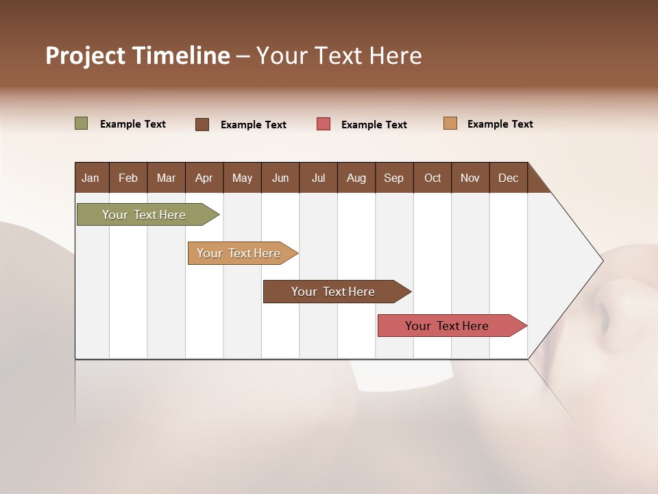 Butterfly Healthy Nudity PowerPoint Template
