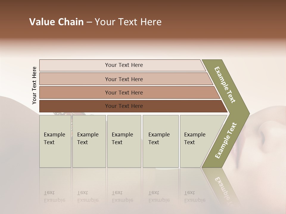 Butterfly Healthy Nudity PowerPoint Template