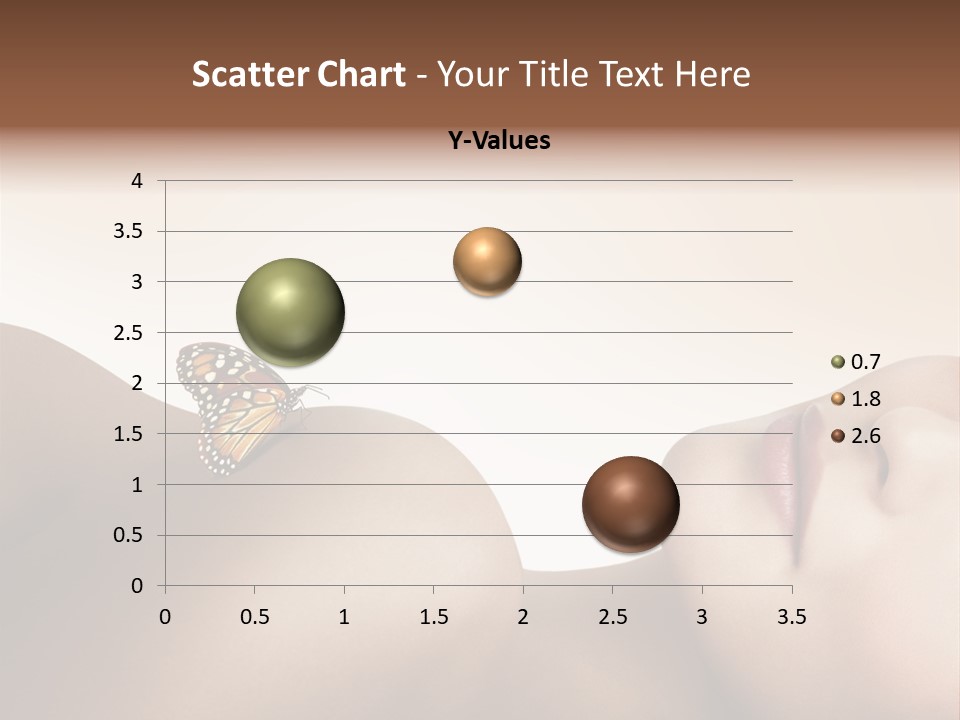 Butterfly Healthy Nudity PowerPoint Template