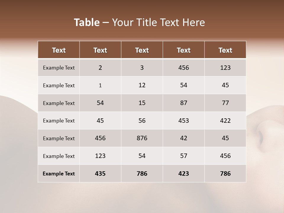 Butterfly Healthy Nudity PowerPoint Template