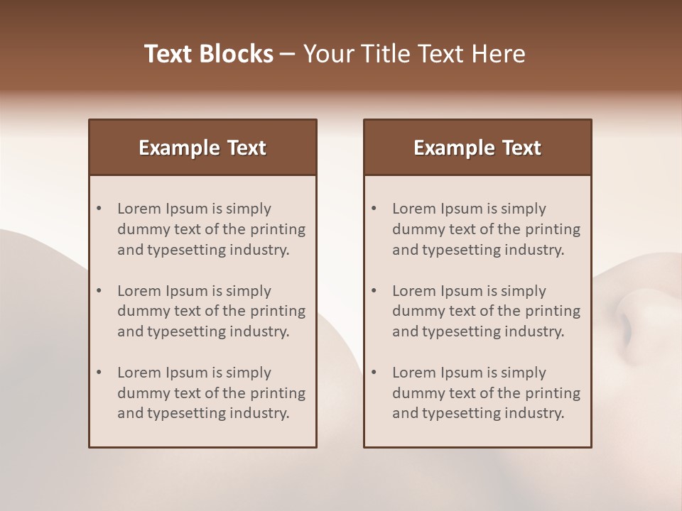Butterfly Healthy Nudity PowerPoint Template