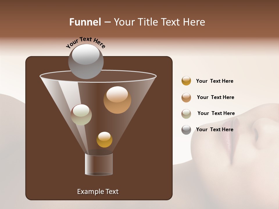 Butterfly Healthy Nudity PowerPoint Template