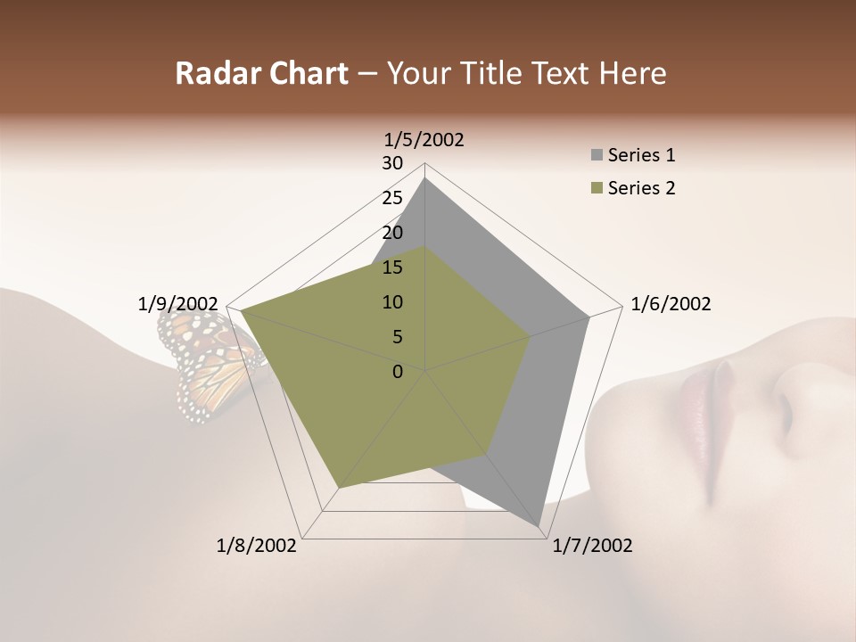 Butterfly Healthy Nudity PowerPoint Template