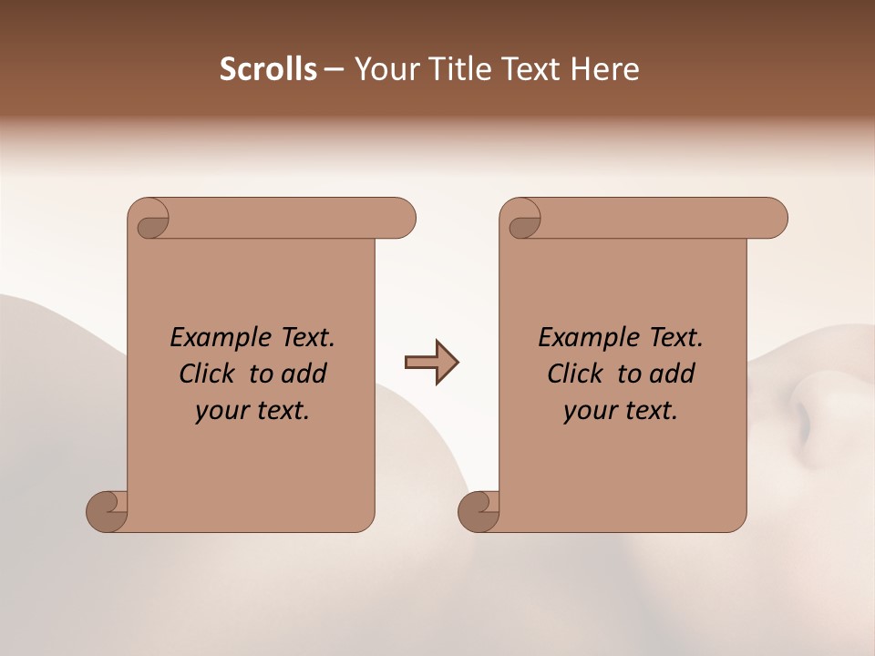 Butterfly Healthy Nudity PowerPoint Template
