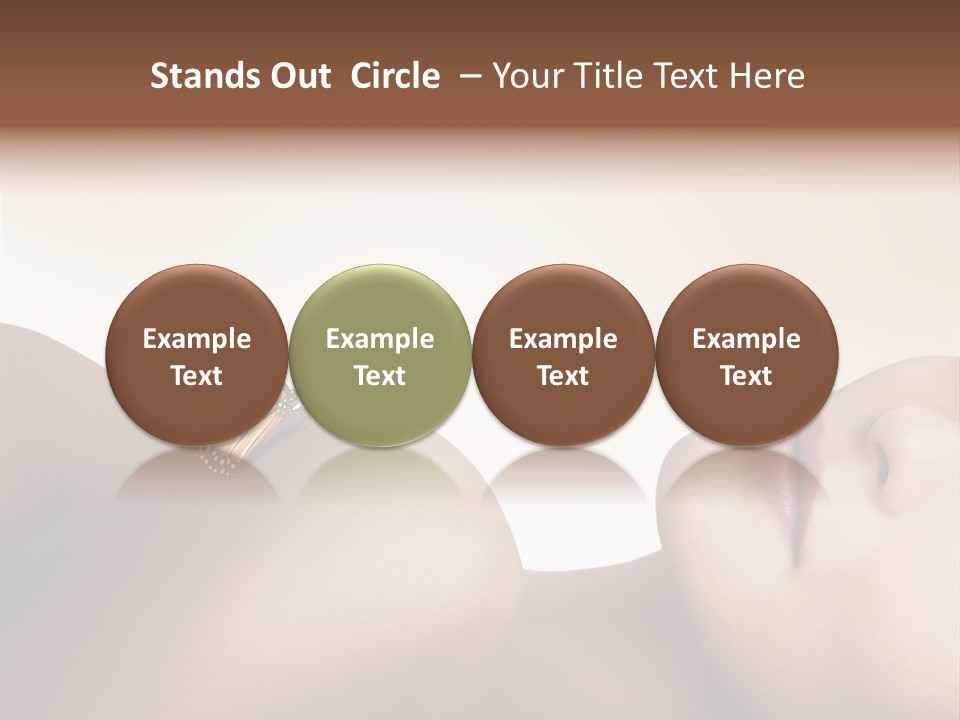 Butterfly Healthy Nudity PowerPoint Template