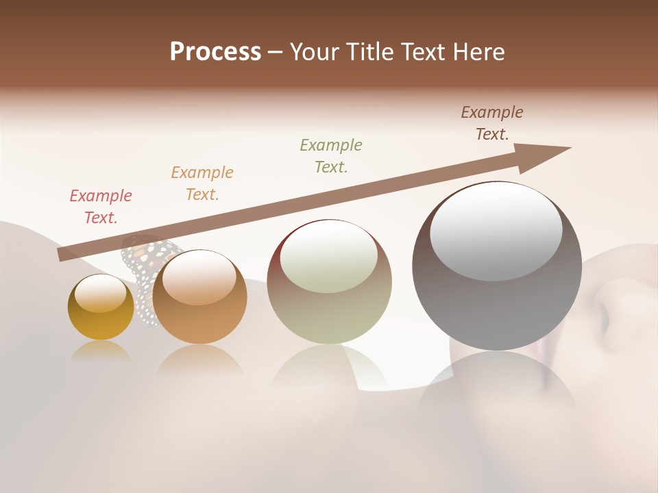 Butterfly Healthy Nudity PowerPoint Template