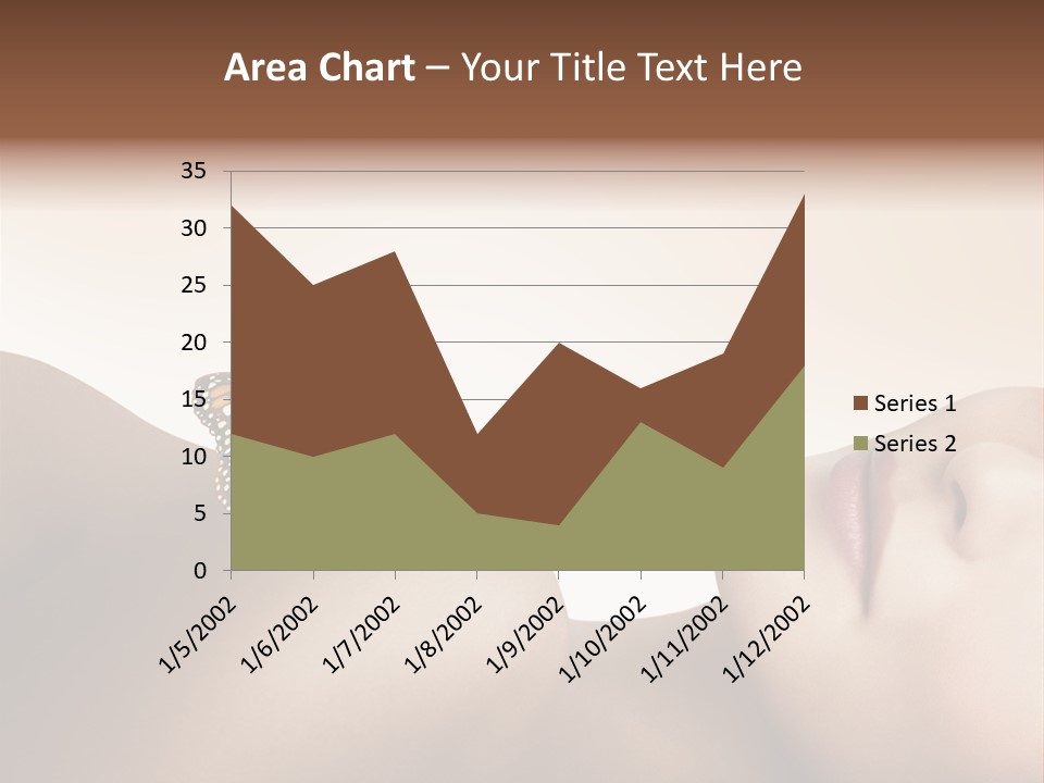 Butterfly Healthy Nudity PowerPoint Template