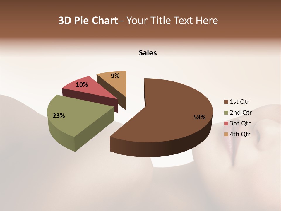 Butterfly Healthy Nudity PowerPoint Template