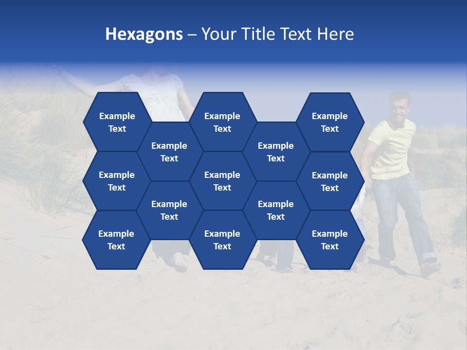 Sand Summer Grass PowerPoint Template