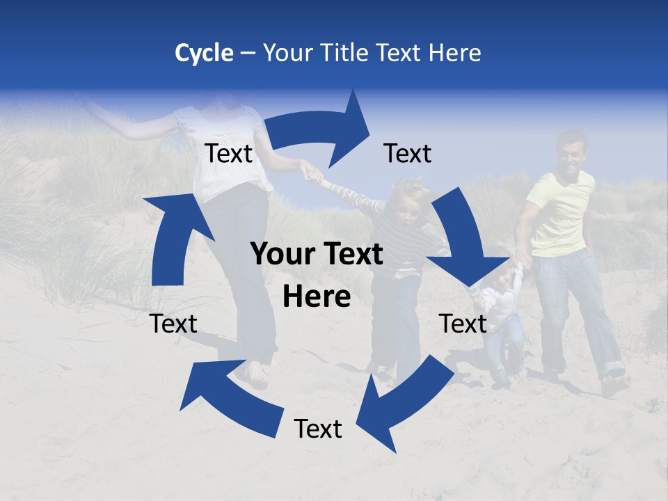 Sand Summer Grass PowerPoint Template