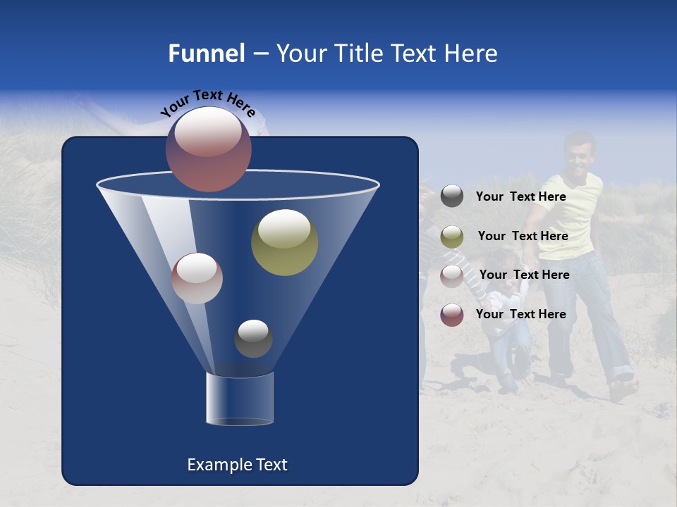 Sand Summer Grass PowerPoint Template