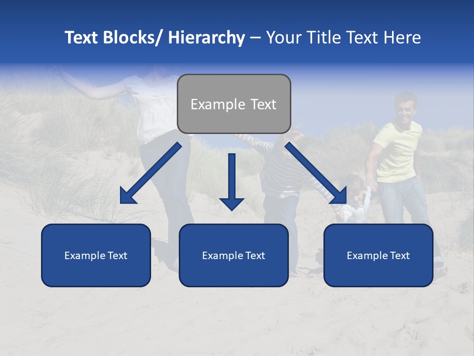 Sand Summer Grass PowerPoint Template