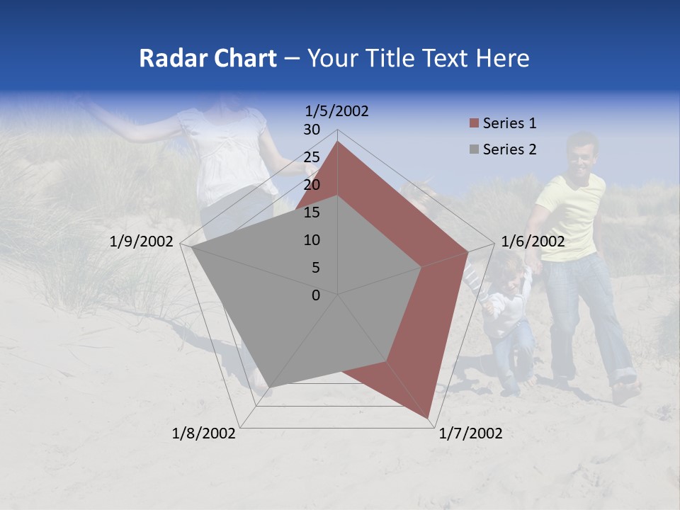 Sand Summer Grass PowerPoint Template