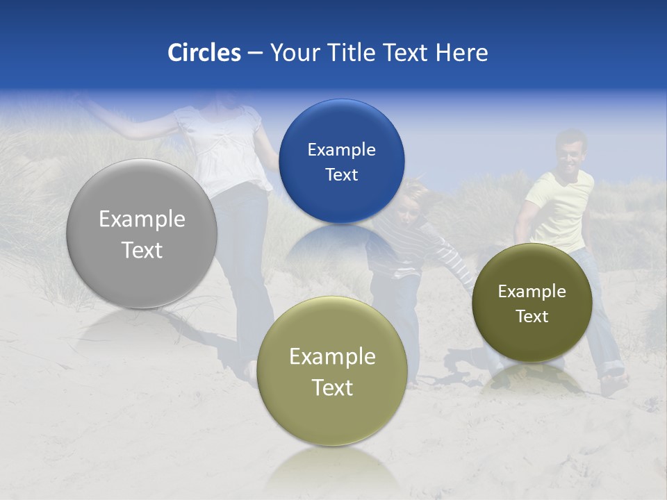 Sand Summer Grass PowerPoint Template