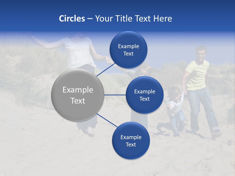 Sand Summer Grass PowerPoint Template