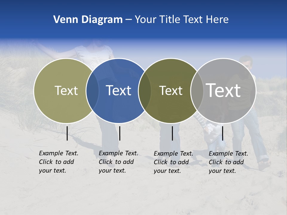 Sand Summer Grass PowerPoint Template