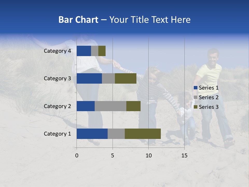 Sand Summer Grass PowerPoint Template