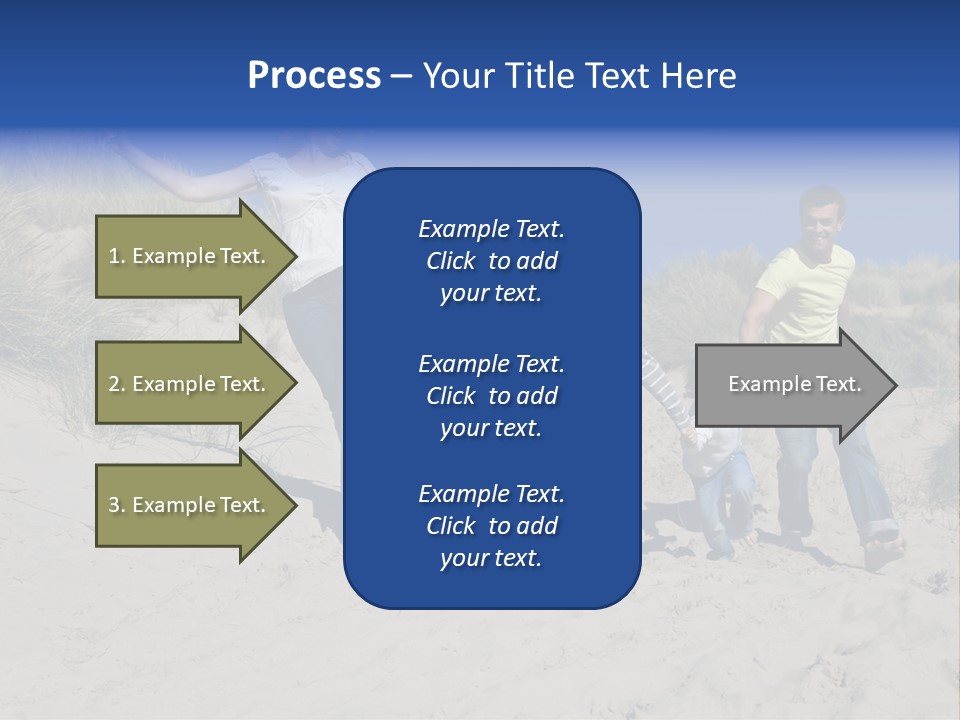 Sand Summer Grass PowerPoint Template
