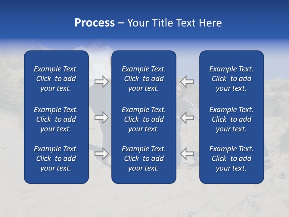 Sand Summer Grass PowerPoint Template