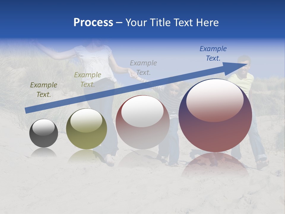 Sand Summer Grass PowerPoint Template