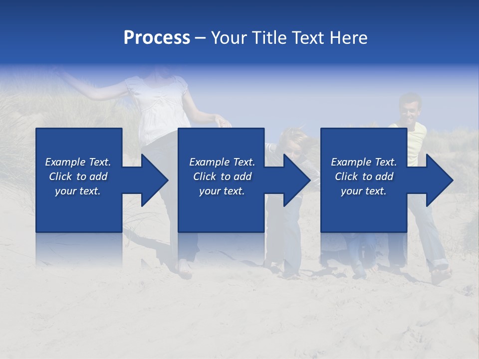 Sand Summer Grass PowerPoint Template