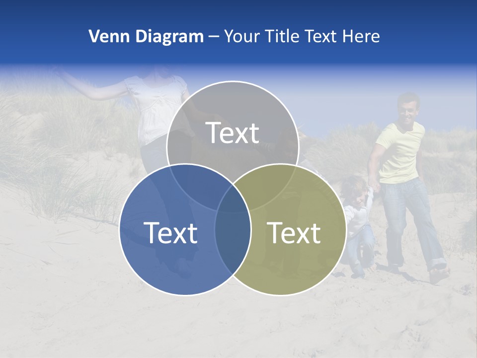 Sand Summer Grass PowerPoint Template