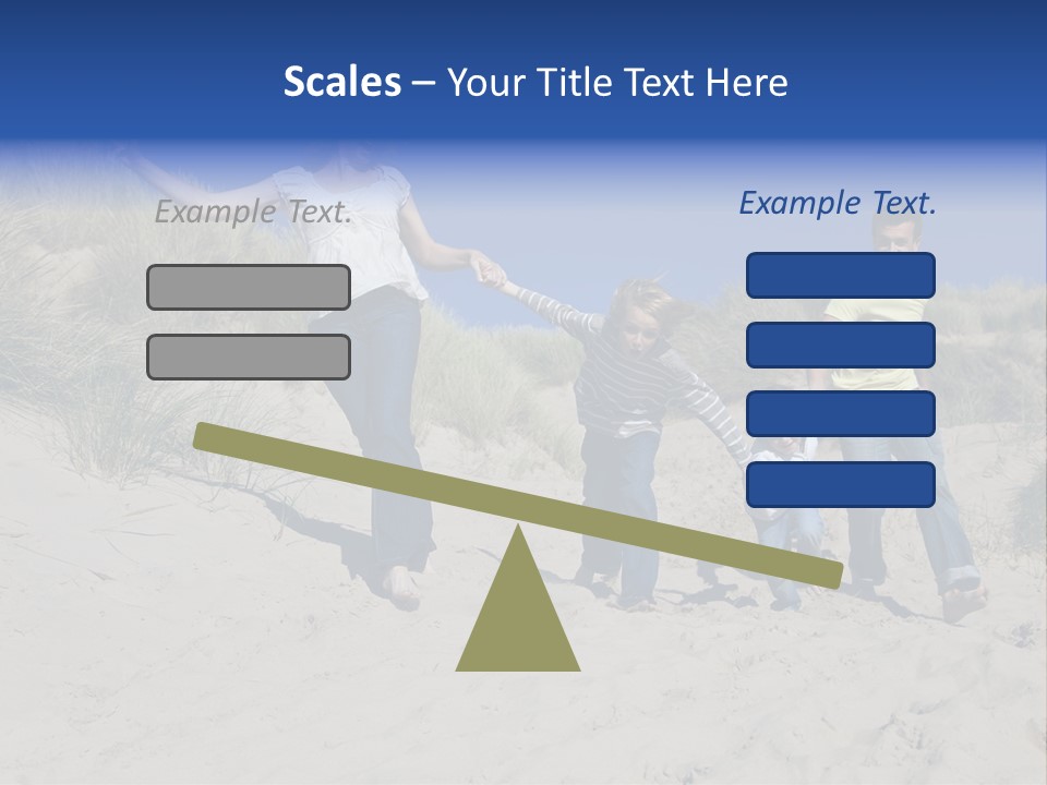Sand Summer Grass PowerPoint Template