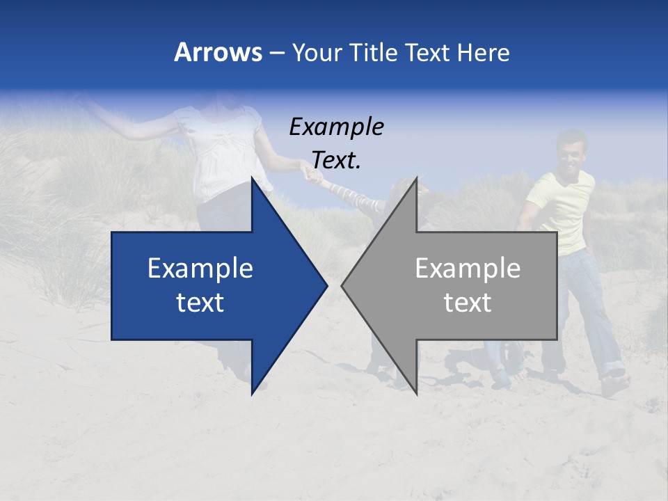 Sand Summer Grass PowerPoint Template