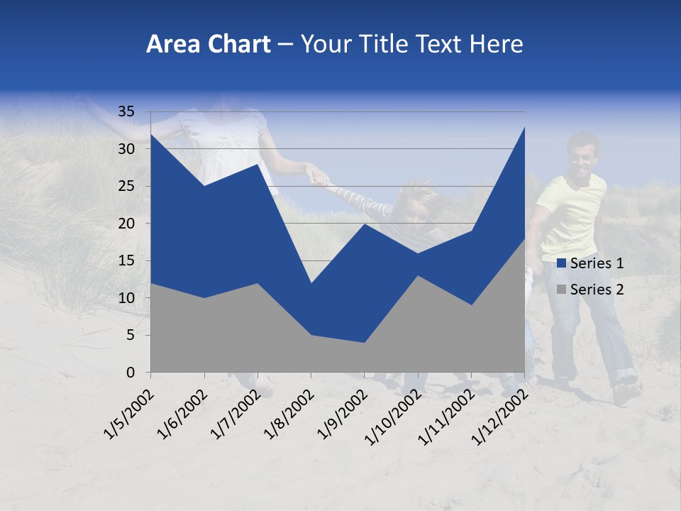 Sand Summer Grass PowerPoint Template