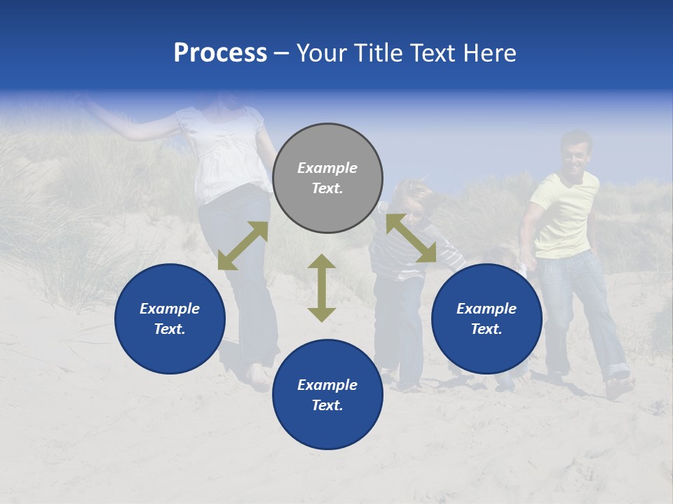 Sand Summer Grass PowerPoint Template