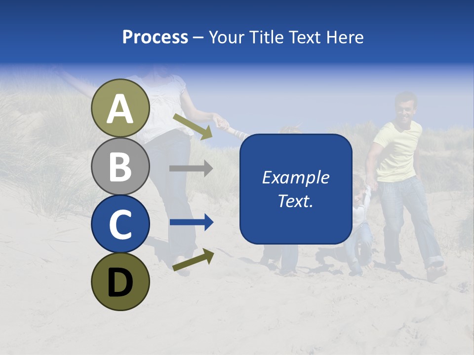 Sand Summer Grass PowerPoint Template