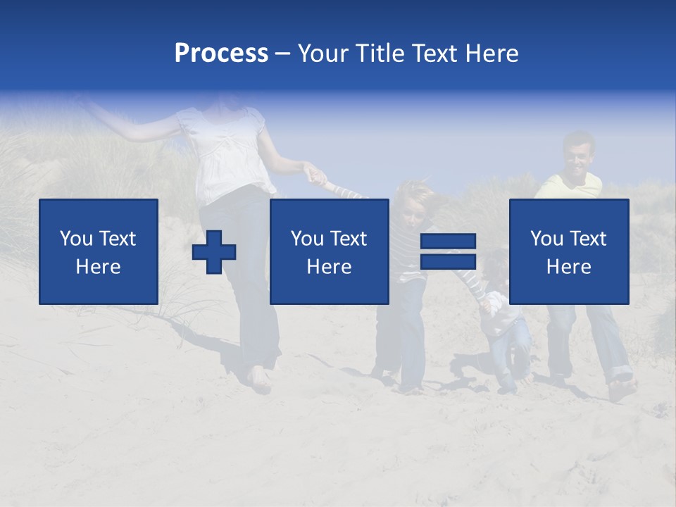 Sand Summer Grass PowerPoint Template