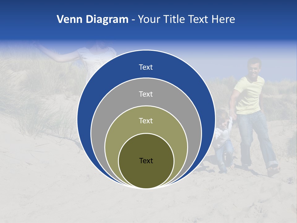 Sand Summer Grass PowerPoint Template