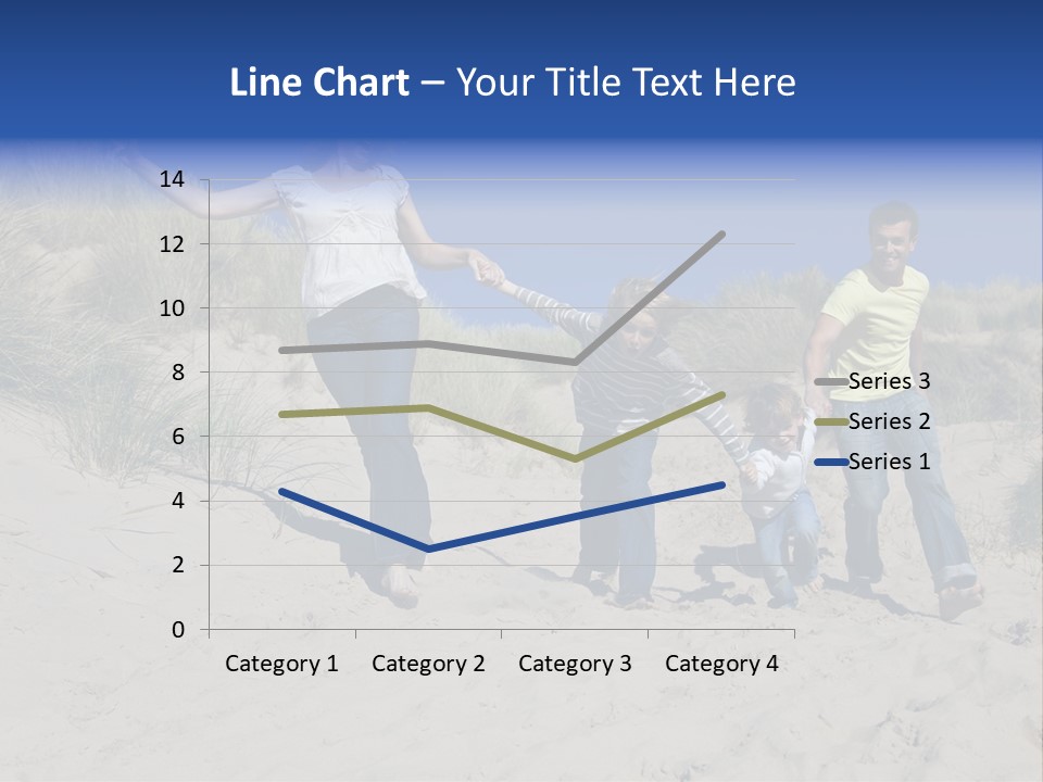Sand Summer Grass PowerPoint Template